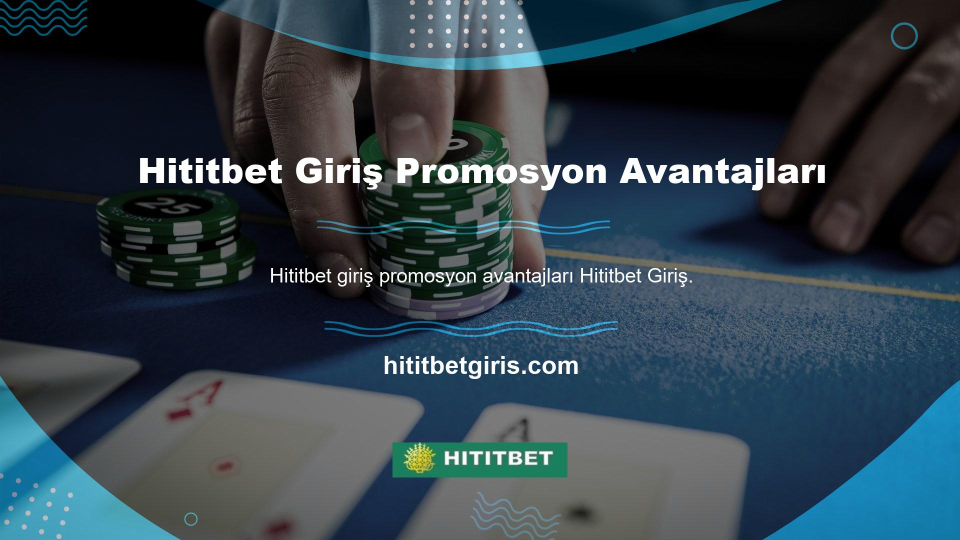 Promosyonları Hititbet bahis altyapısında belirleyici bir rol oynayacaktır